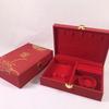 Dragon and Phoenix Wedding Jewelry Display Box Velvet Bracelet Necklace Gift Case Bracelet