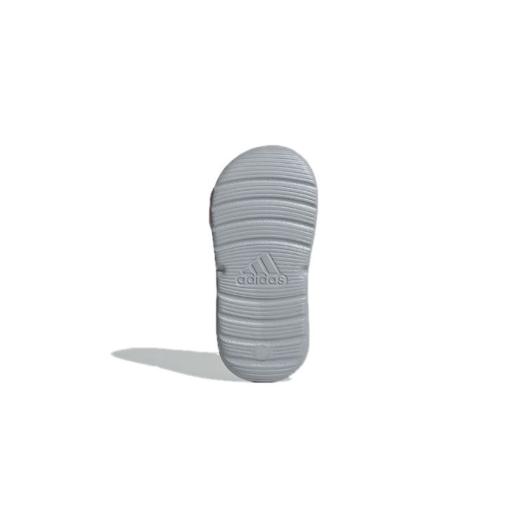 Adidas Swim Space Leather Non-Slip Shock Absorbing Low-Top Walking Shoes Baby Shoes Pink Gray FY8065