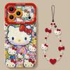 Red Knot Cat Silicone Phone Case for iPhone Models 12/13/14/15/16/17.