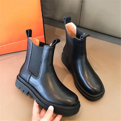Women's Autumn Boots Women Shoes Female Ankle Boots Cool Motorcycle Chelsea Winter Shoes Slip On Designer Footwear Ladies