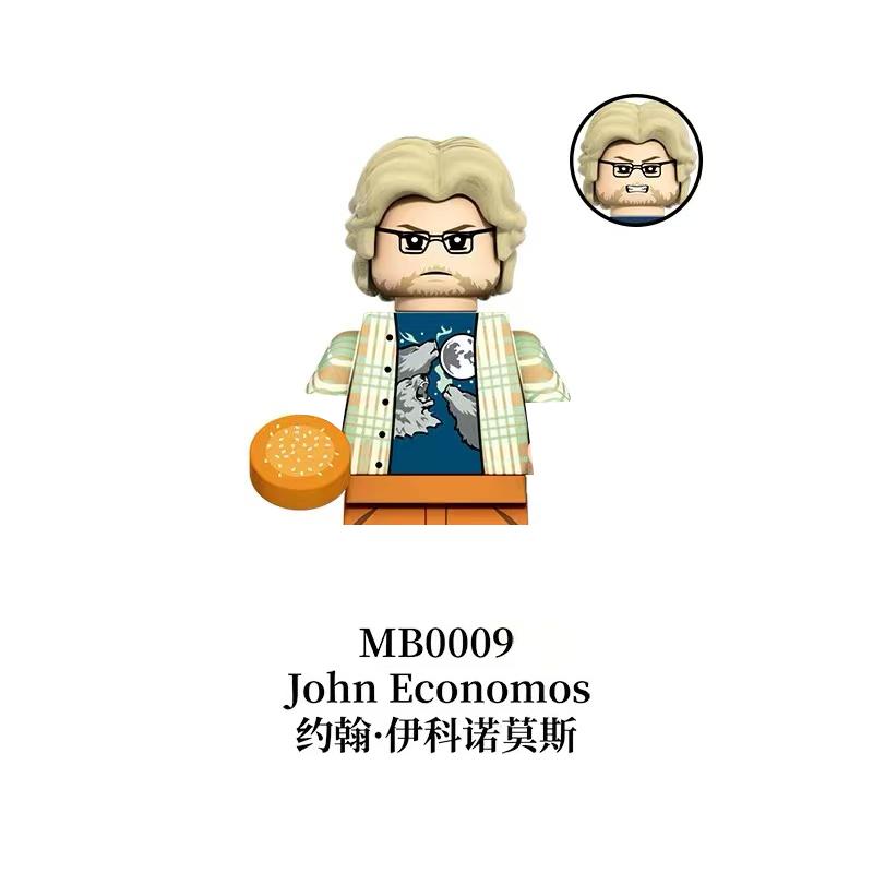 Peacemaker classic characters DIY bricks toy John Economos Judomaster model MINI puzzle assembly Superhero building blocks Gift