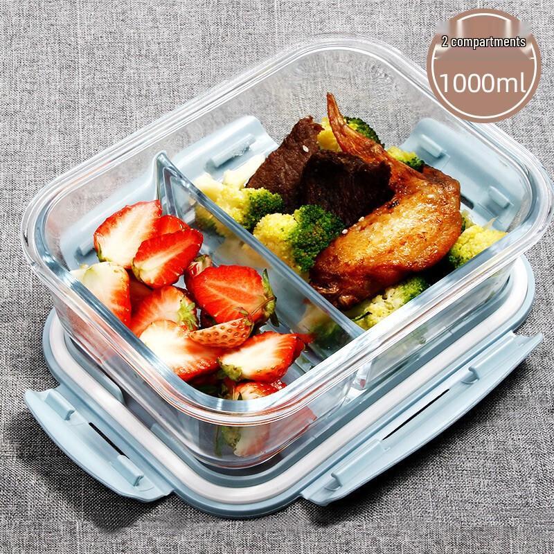Demars Heat-Resistant Glass Food Storage Container