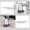 Stainless Steel Electric Coffee Pot 0.5L Large Capacity Coffee Maker Wax Melting Pot Heat-Resistant Handle Drip-Free Pour