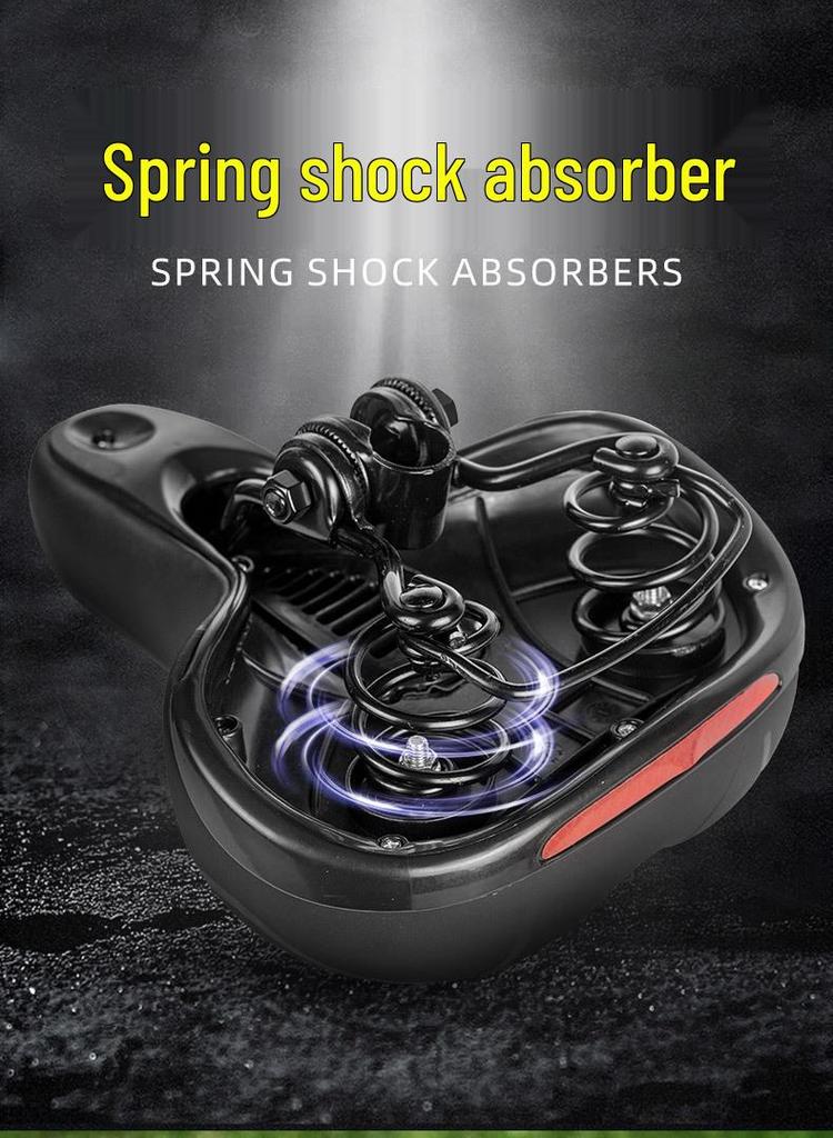 Super Soft Shock-Absorbing Mountain Bike Seat Cushion with Breathable Hollow Design