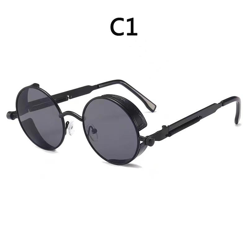 1PC Steampunk Sunglasses Metal Spring Foot Unisex Retro Vintage Eyewear for Men Women