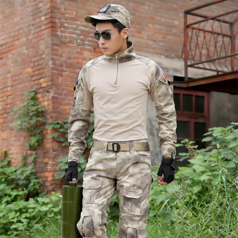 Frog Suit Outdoor Training Camouflage Python Pattern CP Slim Wear-resistant Top XL