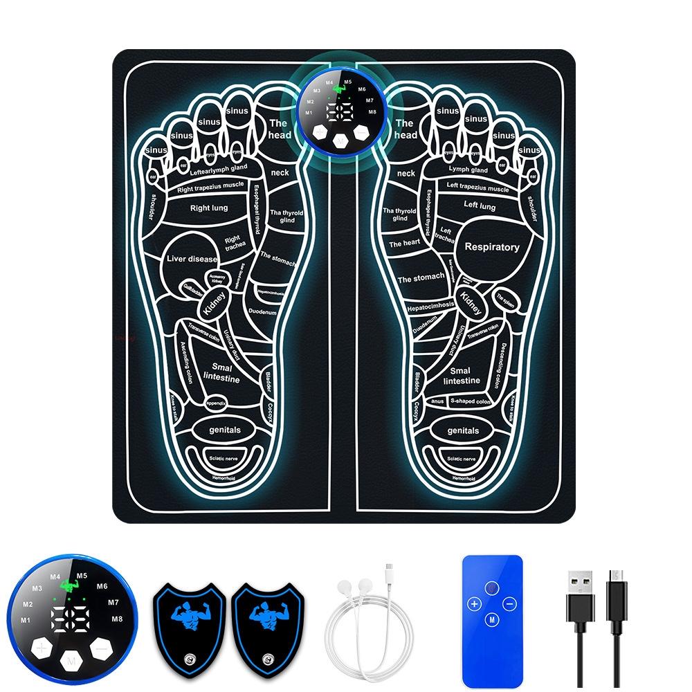 EMS Foot Stimulator Pad – Electric Foot Massager Mat for Plantar Pain Relief, Circulation & Relaxation