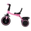 VEVOR Toddler Tricycle for 2-5 Year Old, Folding Kids Trike with Adjustable Seat, Storage, Carbon Steel Frame, Handlebar Grips for Outdoor Play