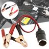 12V-24V Car Cigarette Lighter Socket To Alligator Clip Cord Plug Car Socket Cigarette Extension Male Adapter Battery Lighte T3R8
