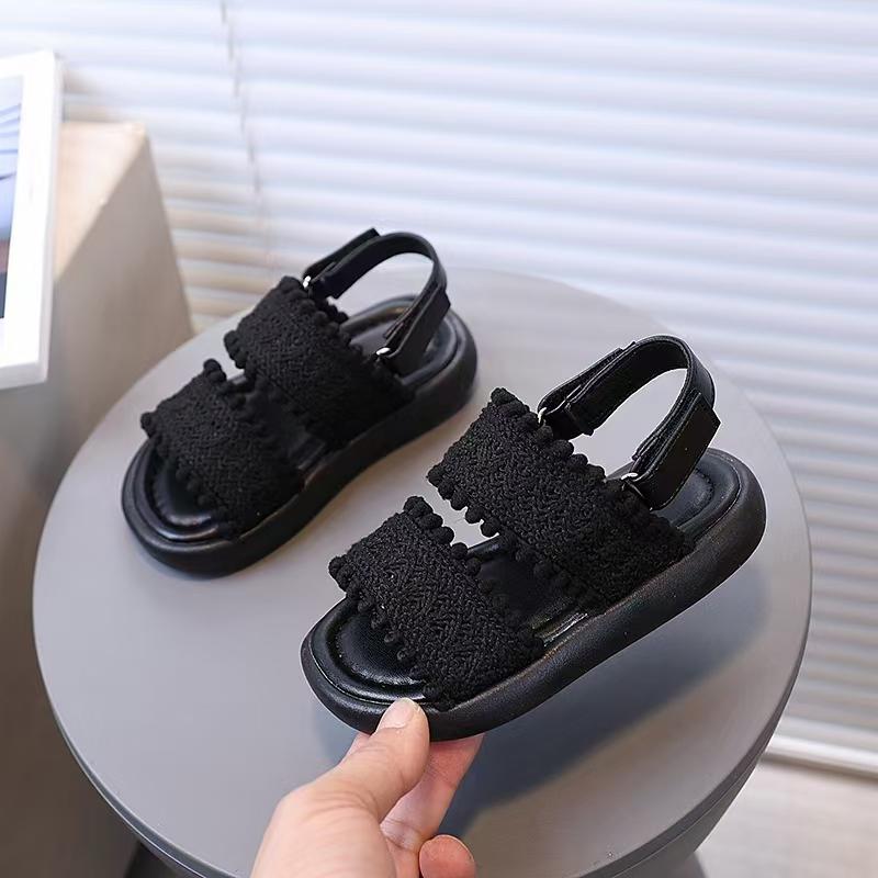 Kids Fashion Girls Sandals 2025 New Soft Open-toe Cool Breatheable Princess Shoes Children Versatile Platform Zapatos De Niña