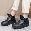 Winter Women's Cotton Boots Casual Slip-On Snow Boots with Fleece Lining and Anti-Slip Design