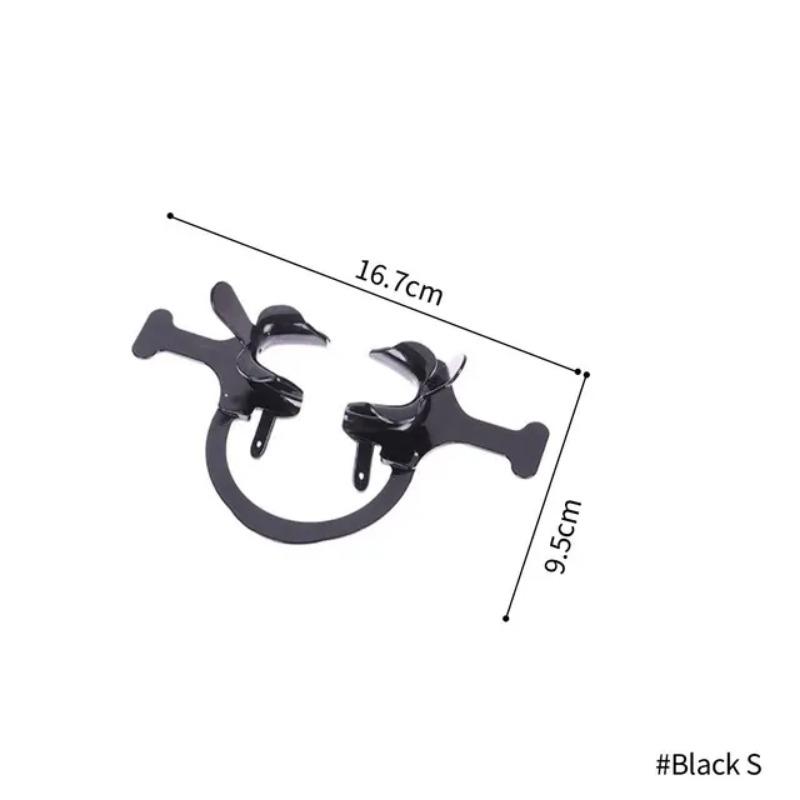 

Зубний розширювач Black Lip Opener С-подібної форми з ручкою Внутрішньоротовий букальний ретрактор для губ Ортодонтичні стоматологічні аксесуари