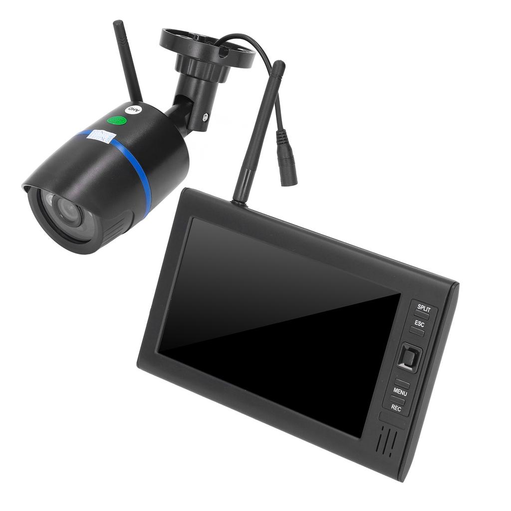 7in High Definition 720P Infrared Camera Wireless Surveillance Camera 4 Channel DVR Household Video