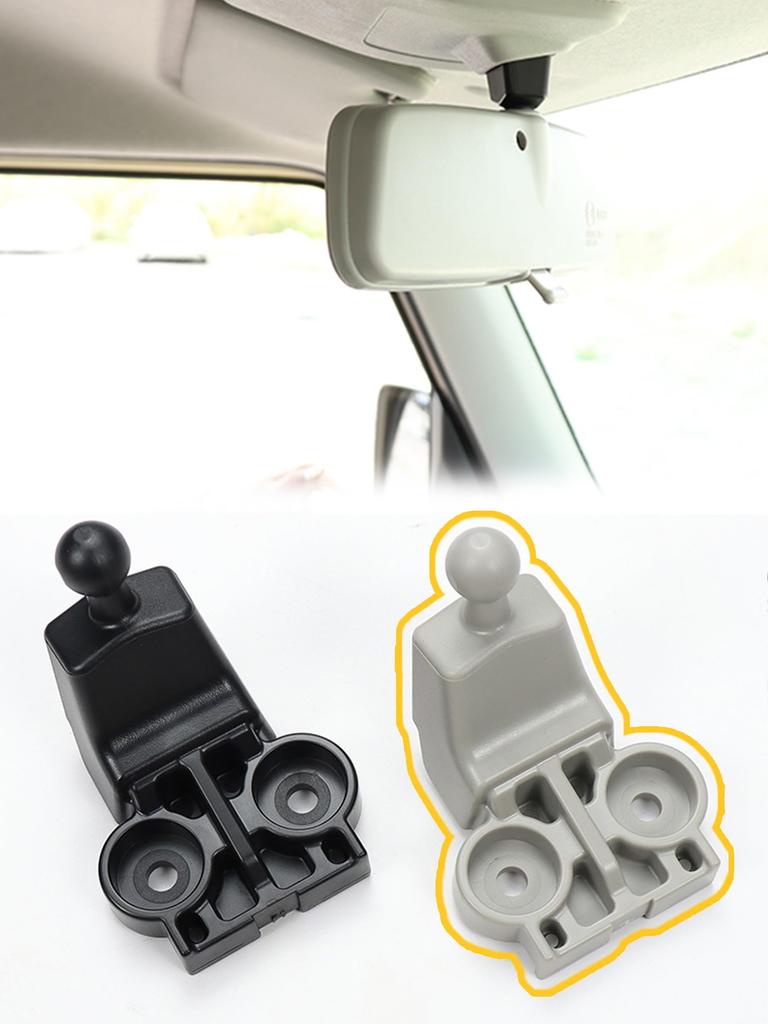 Mirror Rearview Mirror Mirror Vision Up Rearview Mirror for New Suzuki Jimny Sierra JB74 and Nomad JC74 Bracket, Holder, Built-in Bracket, (Gray)