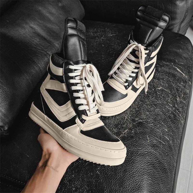 Fashion Shoes for Men Fashion Casual High-top Men Shoe Men Retro Versatile Comfort Locomotive Sports Casual Board Shoe Zapatillas Hombre