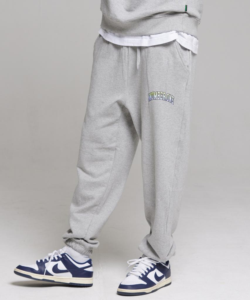 CREAM SODA LAB Nno1 Prism Logo Training Jogger Pants Gray