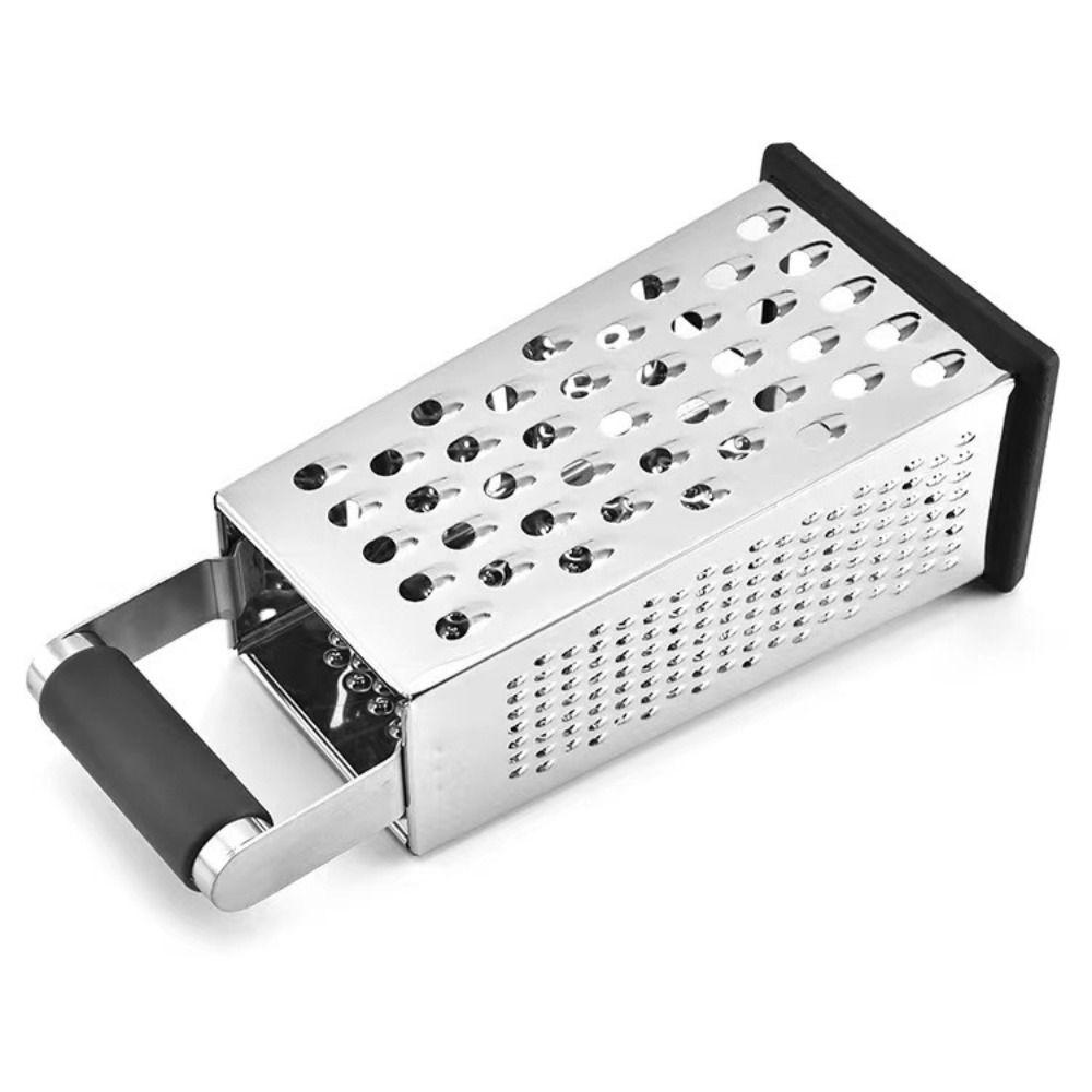 4-Sided Blades Manual Cheese Grater Stainless Steel Kitchen Chopper  Cooking Accessories