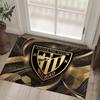 Athletic Bilbao Football Design Crystal Velvet Carpet Cozy Non?Slip Printed Rug For Bedroom Living Room Entrance