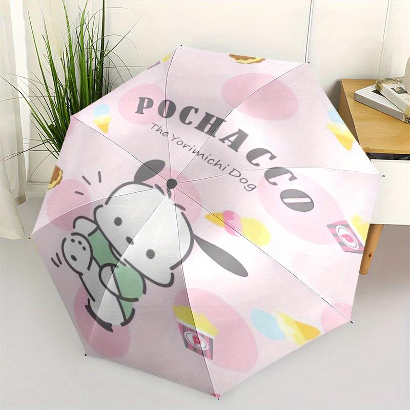 

Sanrio Dog Pochacco Automatic Opening and Closing Folding - A Good Choice for Gifts, Fashionable and Convenient Umbrella With Cute Cartoon Characters,