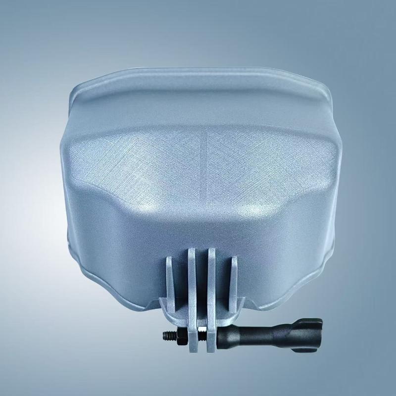 

Navigation Phone Holder Mini Helmet Sun Hat Battery Car Waterproof Rider Motorcycle Holder Phone Rain Cover Holder Sunshade серый