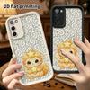 Phone case: 2D flat Samsung Galaxy A34 A35 M05 M06 S20 S22 S21 FE Plus 5G protective case, little cute beast, Christmas and Halloween gift