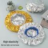 Waterproof Disposable Aluminum Foil Hair Steaming Cap for Perming and Shower