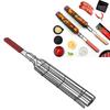 Kabob Grilling Baskets Lockable Iron Kebab Grill Grate with Wooden Handle for Grilling Vegetables Hot Dog Meat