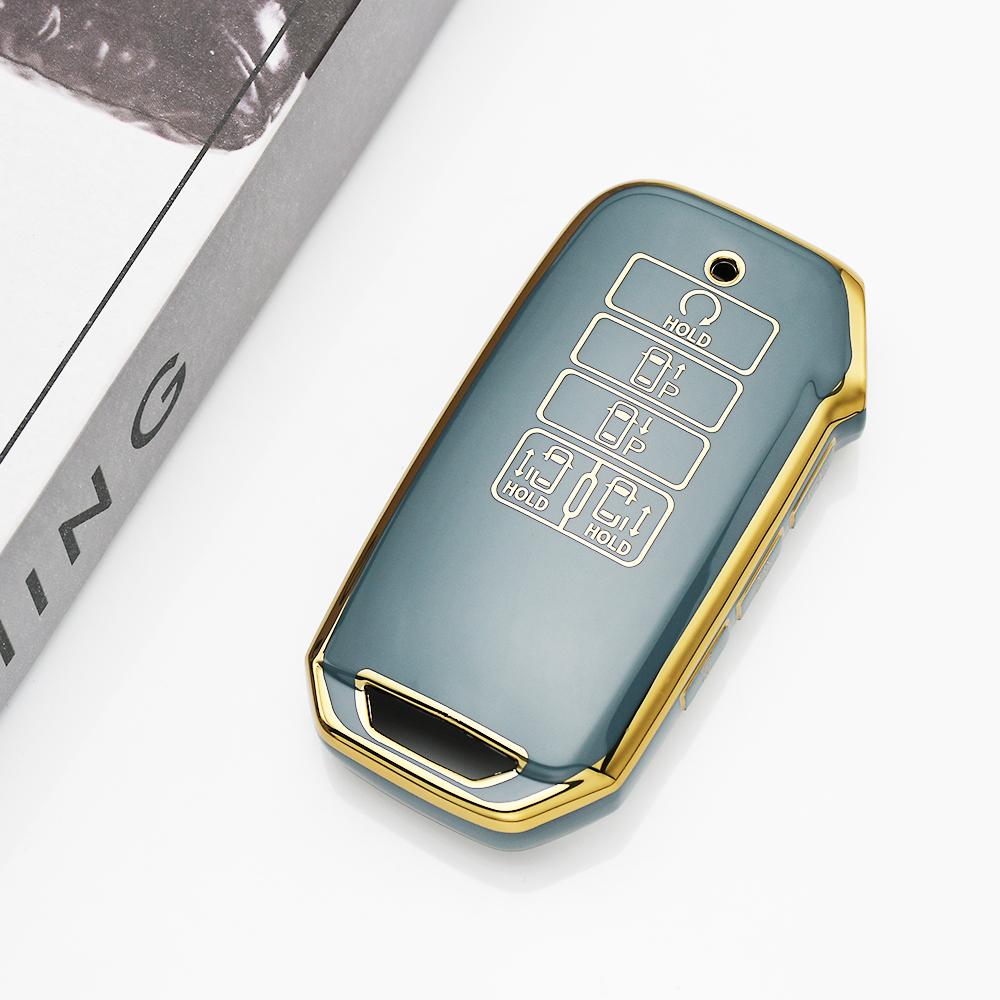 For Kia Carnival Sedona  Sorento Mq4 9Buttons Tpu Shell Fob Keychain Car Key Case Cover For Kia K7 K8 V6  Ev6 Dl3 K5