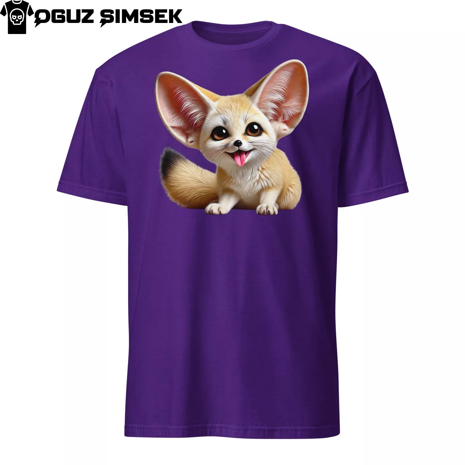 Unisex Cute Fennec Fox T-Shirt Mens Womens Tees Top | Softstyle Gildan | Adorable Animal Graphic L