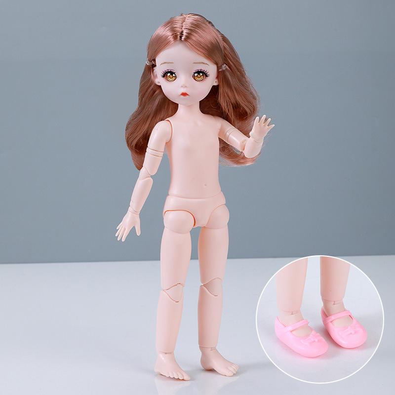 

30Cm Fashion Cute Exquisite Make-Up Doll Unique Design 1/6 Doll Dress Up Plaything Multiple Hair Colors Doll Kids Girls Plaything Present