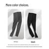 Fleece-Lined Mulberry Silk Tofu High-Waist Women's Warm Seamless Pants for Autumn/Winter
