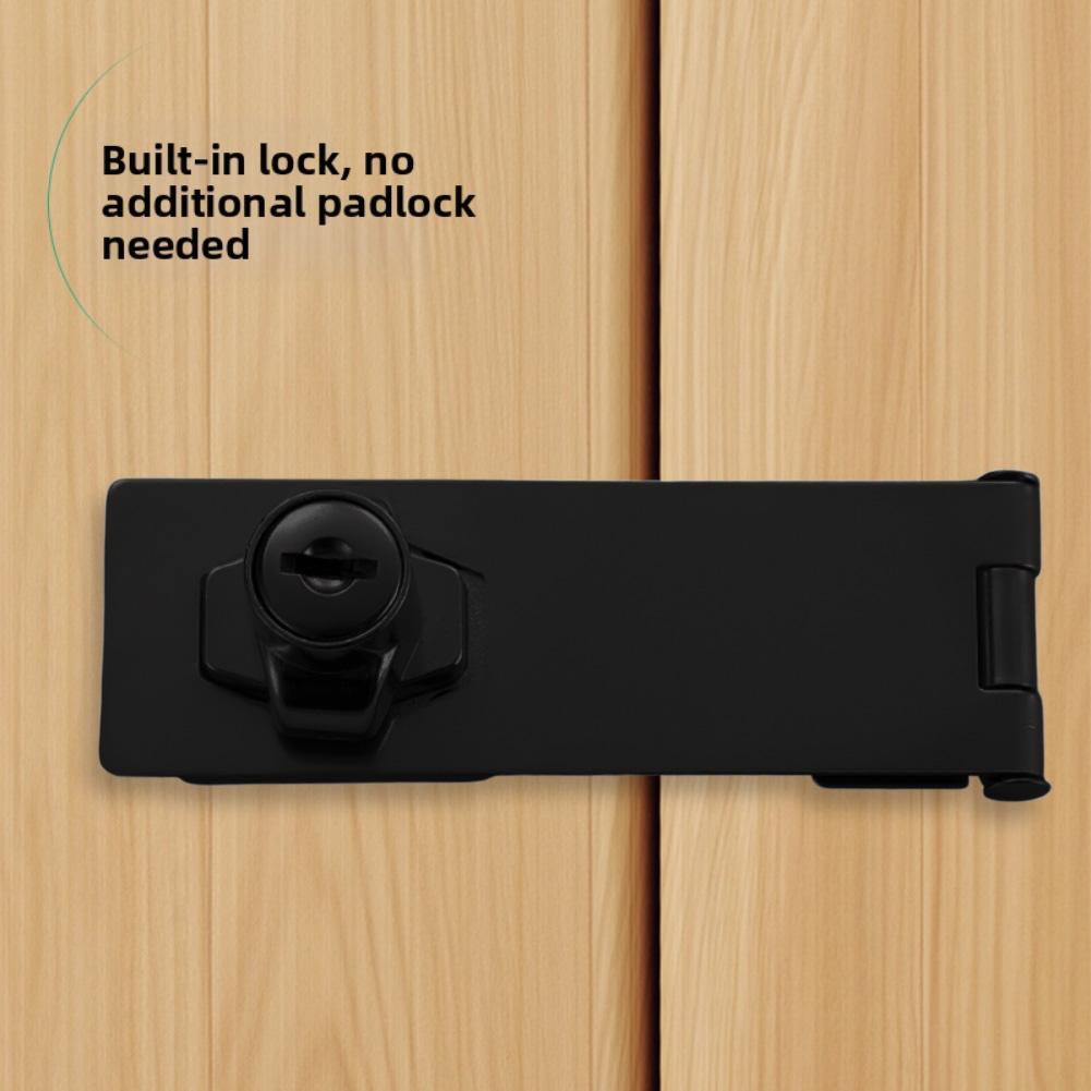 Sliding For Door Key Padlock Latch in Stainless Steel for Cabinets Drawers For Door Latches Zinc Alloy Security