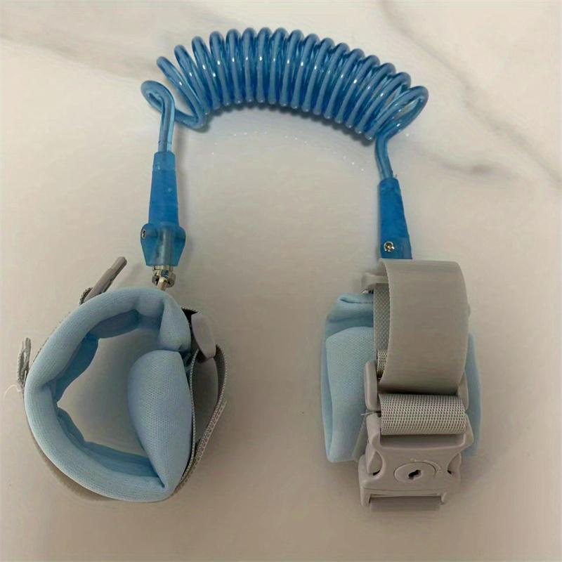 

3 цвета на выбор Детский ремешок на запястье против потери с регулируемым соединительным шнуром Поводок Браслет Пояс для безопасности ребенка Подарок на Рождество, Хэллоуин, День благодарения With Lock синий