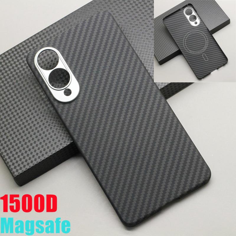 Magnetic Carbon Fiber Phone Case for Samsung Galaxy S25 Edge Magsafe Shockproof protect Cover Aramid Fiber Galaxy S25 Edge Magnetic Case