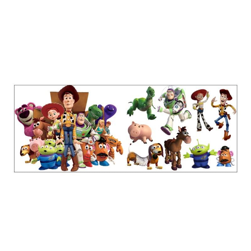 

Дисней Наклейки на стену История игрушек Наклейки на стену Сделай сам Съемные наклейки на стену Дом Гостиная Детская комната Спальня для мальчиков и девочек Фоновое настенное искусство