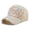 Hot Sale Fashionable Women's Sequin Baseball Cap Adjustable Outdoor Female Summer Trucker Hat Streetwear Dopamine Color Hat