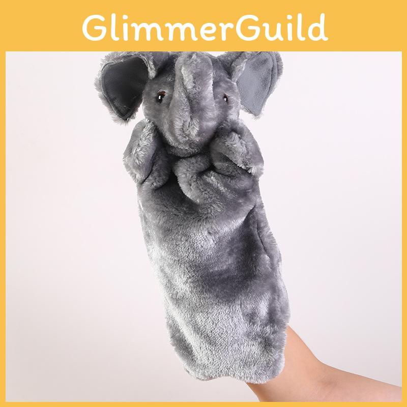 Fox Wolf Rabbit Plush Animal Hand Puppet Toy For Kids With Features Interactive