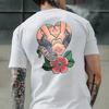 2024 3D-gedruckte Herren T-Shirts Tees Fallow Herren Schnelltrocknendes Material Lässiges Kurzarm T-Shirt Polyester Sommer-Tee Persönlichkeit