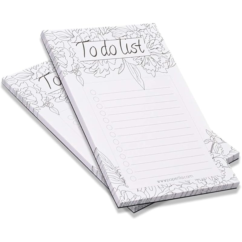 COI DOODLING Collection Writing PAD 50 Sheets| Easy Tear Off Set of 2 NOTEPADS