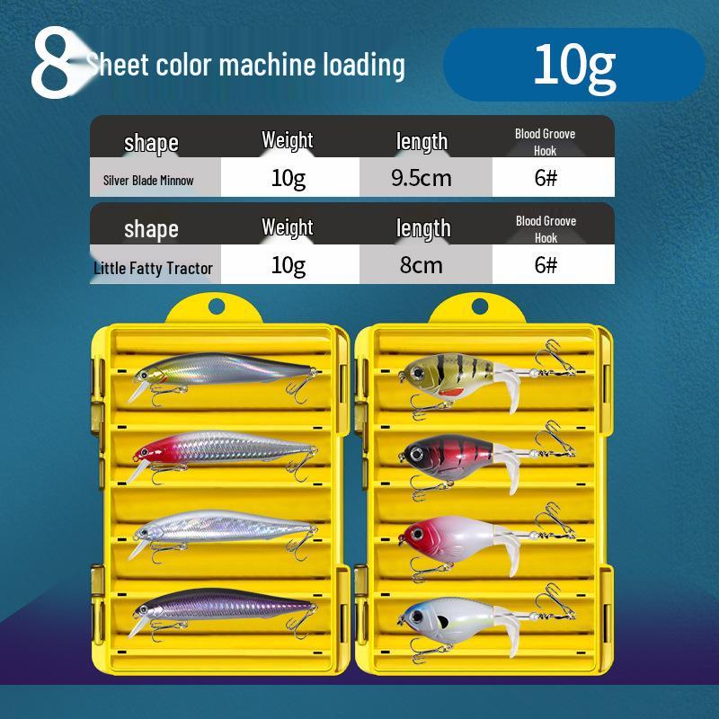 Silbernes Blatt Streamline Minnow Köder: Ultimativer Sinking Twitchbait für Weitwurf-Angeln