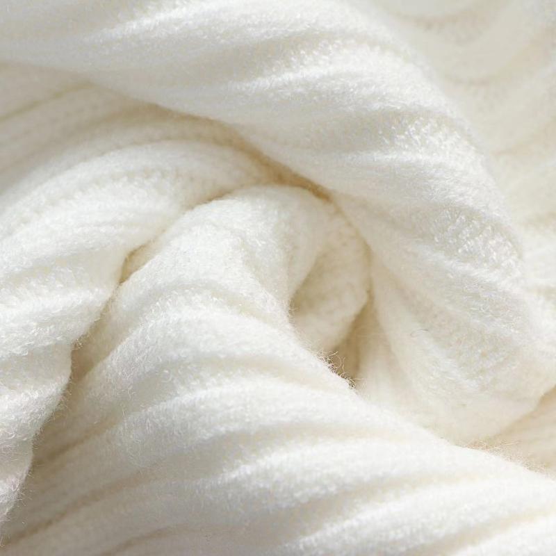 IHUASU Autumn and Winter Women's Knitted Cardigan Loose Solid Colour Jumper