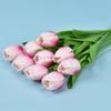 1pc Tulip Flower Real Touch Artificial Tulips Bouquet Pe Fake Flower For Wedding Decoration Flowers Home Garden Decorative 