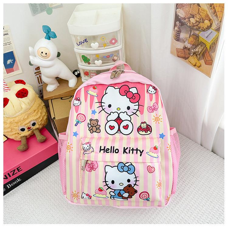 

Adorable Cartoon Backpack For Kids Breathable Nylon Spacious School Bag For Boys And Girls StyleA