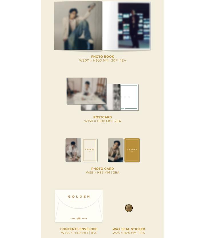 JUNGKOOK – GOLDEN Vinyl LP Album