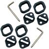 MARUHADO Toyota Rubber Door Striker Covers for Toyota Rubber Noise Reducing Alphard Vellfire Noah