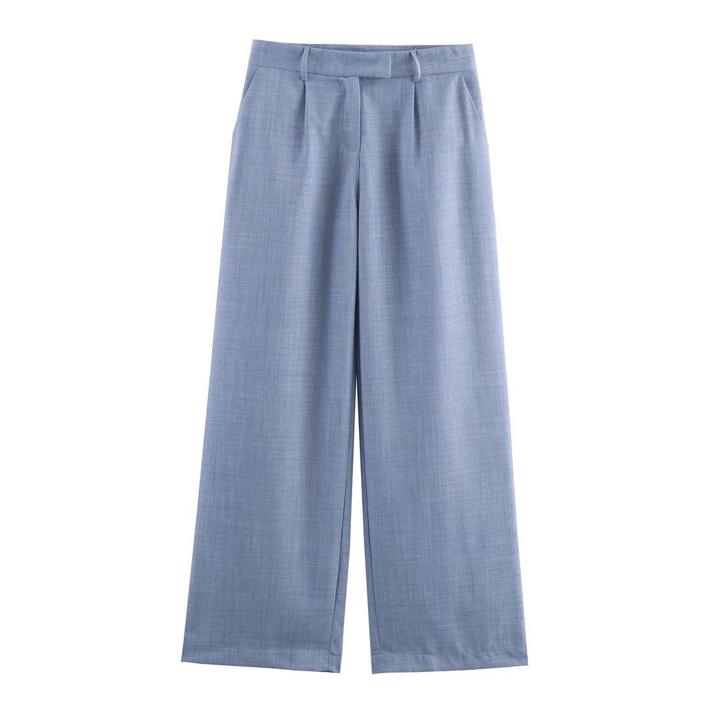 European and American Cross-border Women's Clothing Wholesale Women's Short Short-sleeve Suit Jacket Pleated Straight-leg Pants