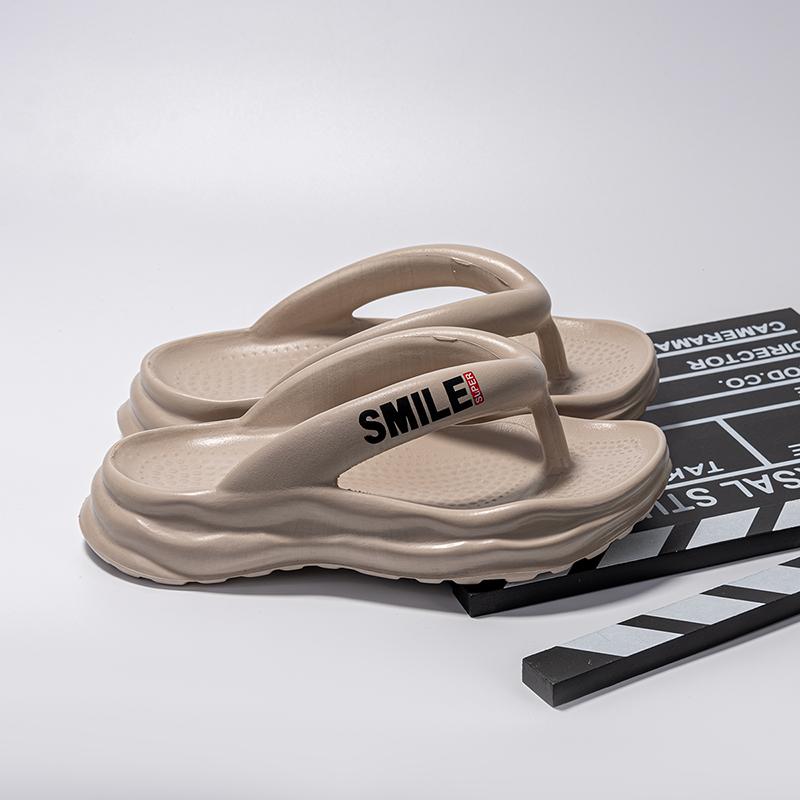 Flip Flops Sandals Soft and Comfortable Wear-resistant Shoes for Men Non-slip Shoes Thick Bottom Men's Slippers Ventilate Unisex