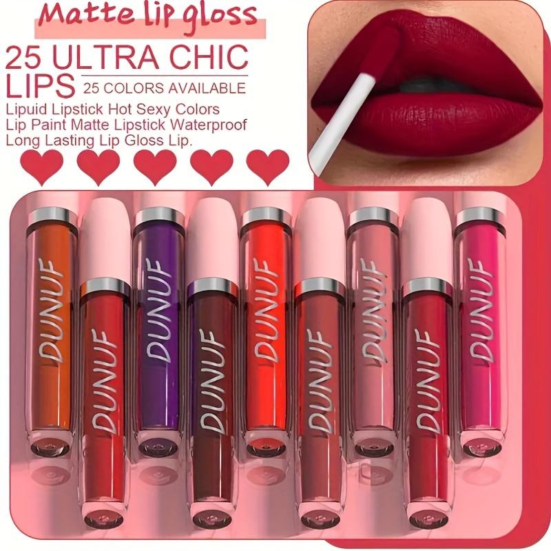 Matte Lipliner Set – 12 Farben, Wasserfest, Hochpigmentiert, Cremig & Langanhaltend, Mit Geschenkbox