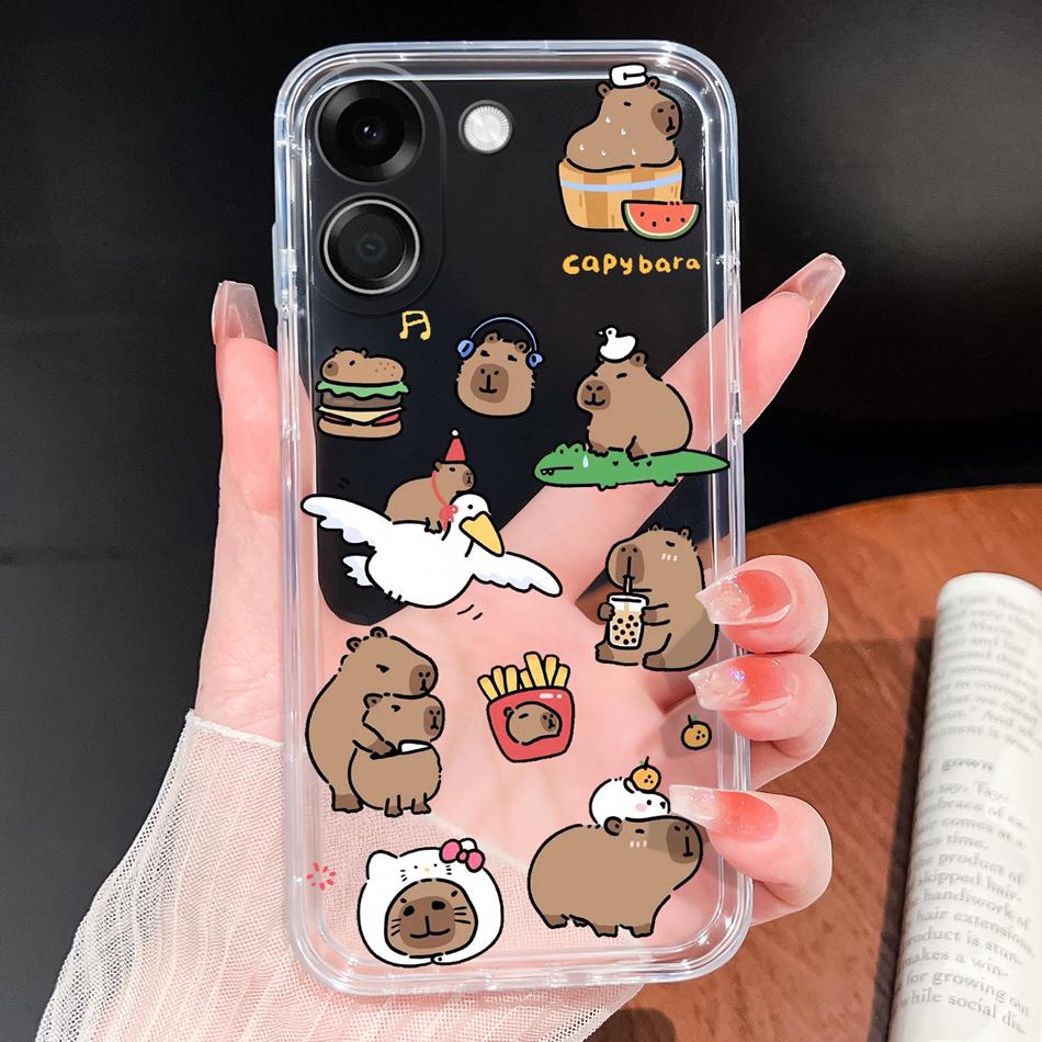 For Poco X8 Pro Max 5G Phone Case Leisure Style Soft Cover Transparent Silicone Funda For Poco X 8 Lightweight Anti Drop Bumper