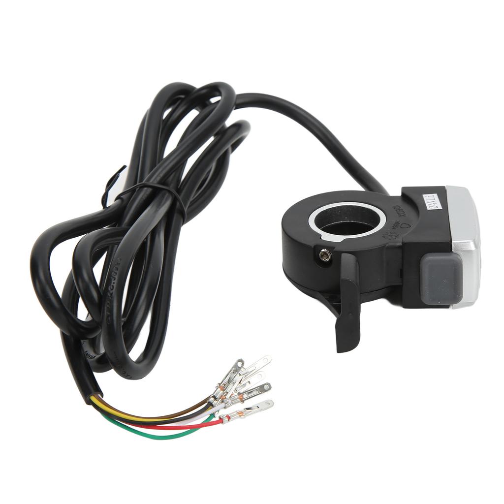 6 Wire Thumb Throttle with ONOFF Switch Battery Indicator 22mm Aperture for Electric Bike